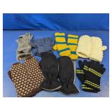 (7) Knit Winter Gloves & Mittens Lot