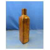 (1) Italian Leather-Wrapped Bottle