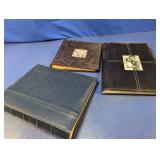 (3) Elegant Leather Photo Albums