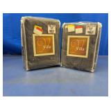 (2)Villa Bellissima Luxury Drapery Panels Lot