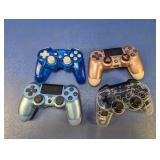 (4) Gaming Controllers - Sony PS & More