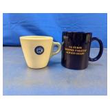 (2) Vintage 1930s VA Restaurant Ware Mug Duo