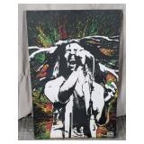 Large Bob Marley Abstract Pop Art Canvas Print