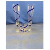 (4) Mouthblown Glasses