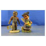 (2) Children Figurines