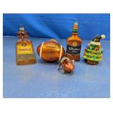 (5) Assorted Holiday Ornaments