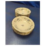 (9) Johann Haviland Bavaria Germany Dessert Bowls