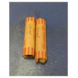 (2) Rolls of Lincoln Wheat Pennies
