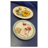 (2) Kelloggï¿½s Teasing Plate and Sunflower Plate