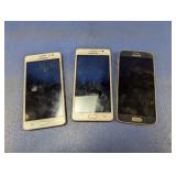 (3)Samsung Galaxy Smartphones Lot
