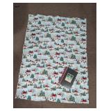 (2) Tea Book & Winter Scene Quilt