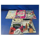 (5) Bendon Art & Coloring Book Lot