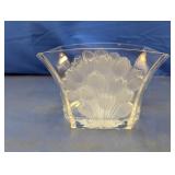 (1) A Tulipano Czech Lead Crystal Vase