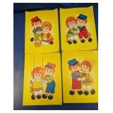 (4) Raggedy Ann & Andy Style Prints