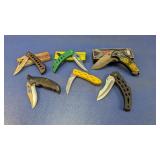 (6) Folding Pocket Knives Mixed Styles