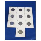 (1) Mixed Lot of 10 Liberty "V? Nickels