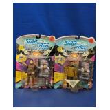 (2) Star Trek TNG Action Figures