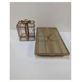 (2) Gift Box Display - Metalic & More