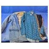 (2) Sonoma Jacket & Wrangler Western Shirt Lot