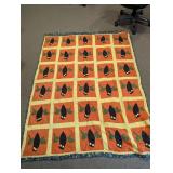 (1) Appliqué Quilt  Folk Art Design