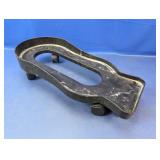 (1) Black Plastic Plant Caddy with Rolling Casters