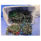 (1) Large Bin Christmas Light String Lot