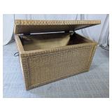 (1) Wicker Storage Chest