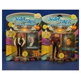 (2) Star Trek TNG Action Figures