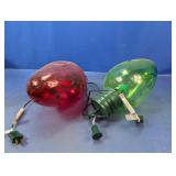 (2) Oversized Christmas Light Decorations