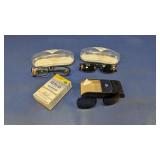 (4) Dial Vision Glasses w/ Clip-Ons & Eye Drops