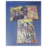 (3) Marvel Comic Books  X-Men & Wolverine Saga