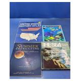(4) Reference and Science Softcover Books