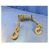 (1) Heavy-Duty Coil Spring Tow Hook Cable