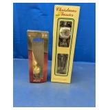 (2) Glass Tree Toppers