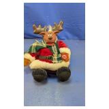 (1) Animated Singing Reindeer Plush Toy
