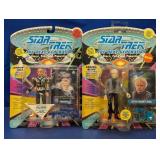 (2) Star Trek TNG Action Figures