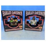 (2) Harley-Davidson Collection Ornaments