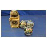 (5) Pyramid Christmas Ornaments