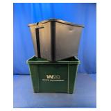 (2) Multi-Purpose Heavy-Duty Utility Bins Duo