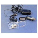 (3) Bluetooth Headsets with Charger Cables