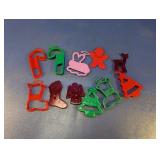 (11) Plastic Cookie Cutters  Reindeer & More