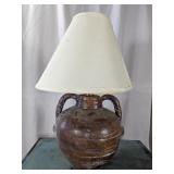 (1) Metal Plant Stand Leaf Motif