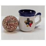 (2) Texas Mug & Astros Baseball Set