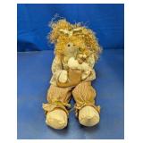 (1) Plush Angel Doll w/ Gold Outfit