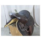 (1) Lone Star Western Leather Saddle w/stand