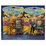 (2) Star Trek Next Generation Figures