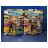 (2) Star Trek The Next Generation Figures