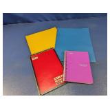(4) Mead & Five Star Notebooks and Folders