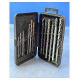 (1) Assorted Metal Drill Bits in Case