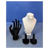 (4) Jewelry Display Stands